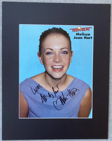 Melissa Joan Hart Signed In Person 11x14 Matted Autographed Photo - Authentic Cover