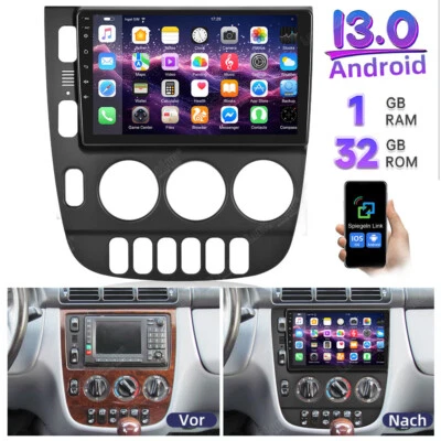 Für Mercedes-Benz M-Klasse W163 ML 350 320 Autoradio Android 13.0 GPS Navi WIFI - Bild 1 von 4