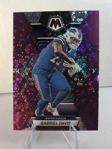 GABRIEL DAVIS 42/50 Purple Disco Prizm SSP: 2023 Panini Mosaic NO HUDDLE Bills - Bild 1 von 8