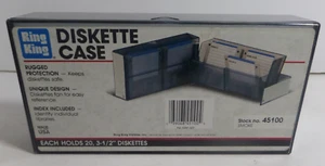 Ring King Diskette Case holds 20 3.5" disks - Picture 1 of 2