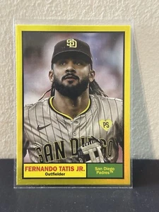 2024 Topps Archives - 1961 Topps Yellow Foilboard #63 Fernando Tatís Jr. - Foto 1 di 2