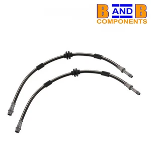 BRAKE HOSES FRONT x 2 VW T5 TRANSPORTER CAMPER VAN A2074 - Picture 1 of 5