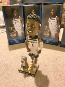 Anthony Edwards & Ant Jr. Minnesota Timberwolves 22/23 Season Bobblehead - Picture 1 of 5