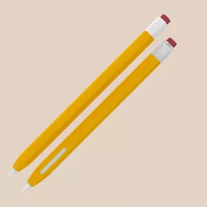 Retro Silicone Protective Case Skin Cover Sleeve for iPad Pencil 1st 2nd Gen. - Picture 1 of 20