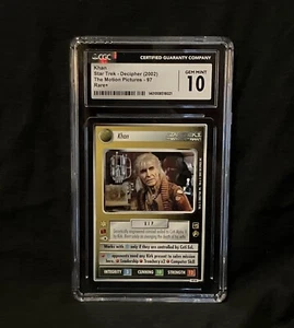 Khan Motion Pictures TMP Star Trek CCG GEM MINT CGC (8021) 10 STCCG Decipher 1E - Picture 1 of 2