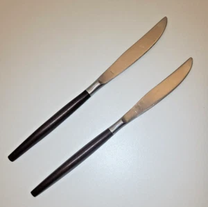 EKCO ETERNA CANOE Modern Solid Dinner Knives Forged Steel Knife Japan MCM 8-3/4" - Picture 1 of 21