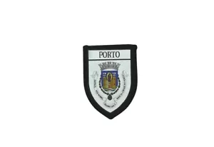 Patch bedruckt Stickerei Reise Souvenir Schild Stadt Flagge Portugal Porto - Bild 1 von 1