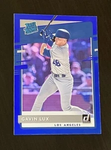 GAVIN LUX rc 2020 Donruss # 44 BLUE FOIL - Picture 1 of 2