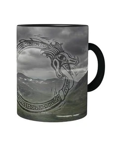Norse Midgard Snake II Kaffeetasse Asgard Wikinger Walhalla Thor Tyr Cup Mug - Picture 1 of 5