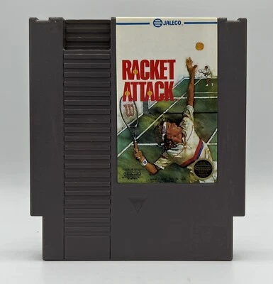 Nintendo NES Racket Attack Tested & Working Authentic Jaleco Game Cartridge 1988 - Image 1 of 4