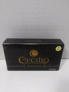 Cecilio Musical Instruments 10 Pieces Clarinet Reeds Bb 2 - Picture 1 of 2