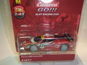 Carrera Go!!! Ferrari 458 Italia GT2 #71 CAR61277 Per Pista Slotcar 1:43 - Foto 1 di 1