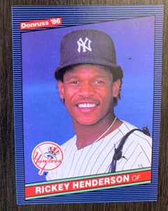 1986 Donruss Rickey Henderson #51 Near Mint