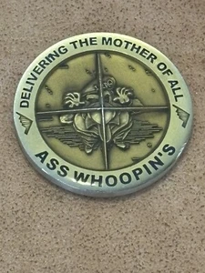 Operation Iraqi Freedom Challenge Coin 40th Air Expeditionary Wing B2 Ass Whoop - Picture 1 of 2
