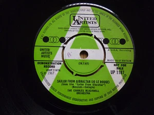 The Charles Blackwell Orchestra - Sailor From Gibraltar - 1967 UK Demo - Bild 1 von 3