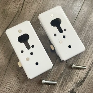 2 New Bose SlideConnect WB-50 Wall Brackets WB50 - White (aka UB20-II / UB-20) - Picture 1 of 9