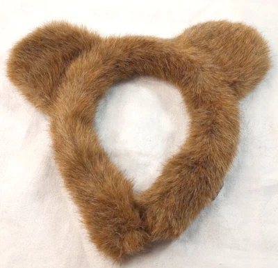 Boyde's Bear Hairband Headband Ears Faux Fur Brown Furry Whimsical Costume - Image 1 of 4