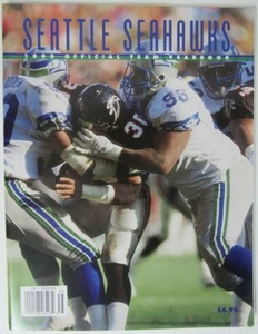 Anuario oficial del equipo de fútbol americano de los Seattle Seahawks 1993 NFL 145935 - Imagen 1 de 1