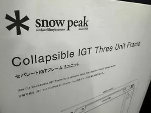 Snow Peak Separate IGT Frame 3 Units CK-903 Outdoor Camping Gear - Picture 1 of 14