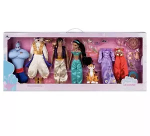 Disney Parks Aladdin Classic Doll Gift Set Deluxe Jasmine Genie Princess Figure - Picture 1 of 11