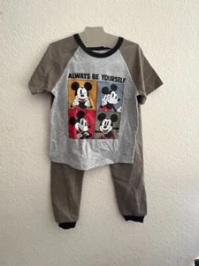 DISNEY MICKEY MOUSE 2 Piece SET~True Origin Kids Tee Jogger Hooded Jacket~ 5~NWT - Picture 1 of 8