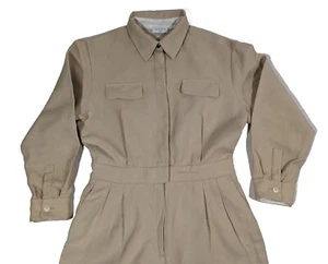 Sandro Paris Women’s Beige Jumpsuit Size Medium Linen Cotton Blend MSRP $580 - Picture 1 of 23