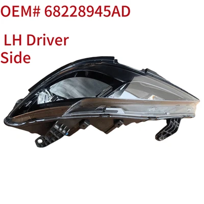 OEM Front Left Driver Side Halogen Headlamp For 17-22 Chrysler Pacifica Voyager Foto 1 de 4