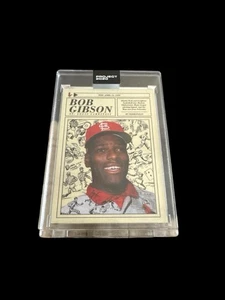 Topps Project 2020 Card 323 Bob Gibson St Louis Cardinals by Oldmanalan - Bild 1 von 2