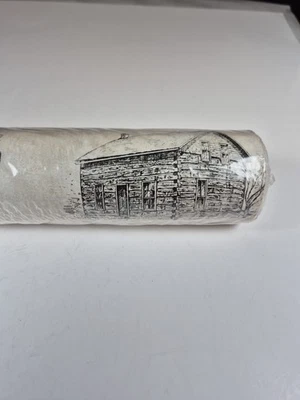 1 rollo doble de papel tapiz Brewster Chesapeake cabina caza ciervo escena de lago Foto 1 de 4