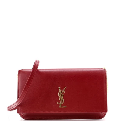 Bolso de hombro Saint Laurent clásico con monograma para teléfono de cuero Foto 1 de 4