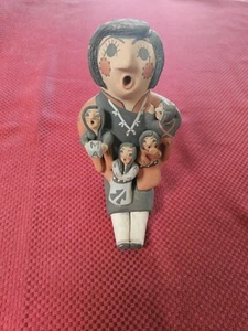 NATIVE AMERICAN JEMEZ POTTERY STORYTELLER 4 KIDS/ BY VERA FRAGUA-EX - Picture 1 of 6
