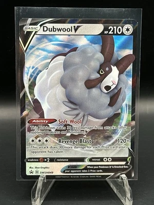 Dubwool V SWSH049 SWSH: Sword & Shield Promo Cards Holo Pokemon Tcg English - Image 1 of 2