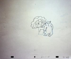 Strawberry Shortcake & das Baby ohne Namen ORIGINAL Produktion Bleistift  - Bild 1 von 2