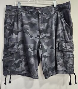 Adam Levine Cargo Shorts Size 40 Color Camo Grey