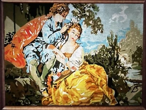 Temeljkovic Printed needlepoint Gobelin Tapestry  Stag  Canvas Only 45x60 Cm - Picture 1 of 4