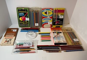 VTG Colored Pencils Lot 100+ Mongol, Coloray, Conncolor, Kimberly, Imperator - Picture 1 of 10