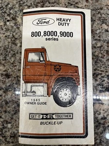 1985 Ford L8000 L9000 LTL9000 LTL8000 Truck Owner Operator Manual User Guide - Picture 1 of 5