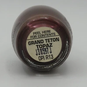 OPI Nail Lacquer GRAND TETON TOPAZ .5 oz Black Label OPI R13 ROCKY MTN COLL 96 - Picture 1 of 2