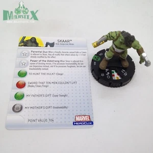 Heroclix Incredible Hulk set Skaar #015 ¡Figura poco común con tarjeta! - Imagen 1 de 1