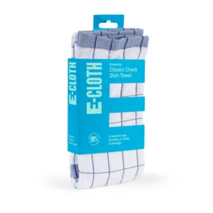 Toalla de té e-cloth Classic Check azul - Imagen 1 de 3