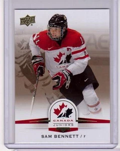 SAM BENNETT 14/15 Upper Deck Team Canada Juniors #96 Gold Sepia Rookie SP - Picture 1 of 1