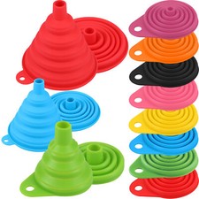 Imbuto in silicone mumbi pieghevole imbuto di riempimento flessibile cucina mini piccolo grande