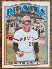 1972 TOPPS ROBERTO CLEMENTE BASEBALL CARD #309  VG-EX+ CONDITION READ DESC *YCC*