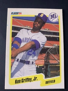 1990 Fleer Ken Griffey Jr. #513 | MISPRINT BLUE HEART ERROR | MINT | - Picture 1 of 6