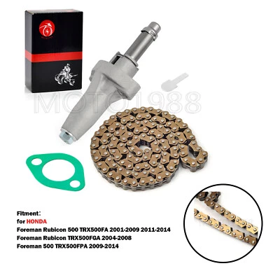 Corrente de câmera 104L tensor para HONDA Foreman Rubicon 500 TRX500 FA FGA FPA 2001-14 - Imagem 1 de 4