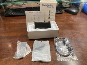 DIGITAL VOICE RECORDER #SB-QX9888 IN BLACK - NEW OPEN BOX (SS2) - Picture 1 of 7