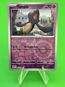 ⭐️⭐️⭐️Pokémon Yamask Stellar Crown Reverse Holo Common 062/142 NM!!!⭐️⭐️⭐️ - Picture 1 of 3