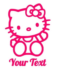 Hello Kitty, Custom, Vinyl Decal, Sticker for Cars, Windows, Laptops and more - Picture 1 of 11