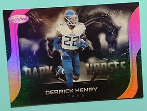 2021 Certified Derrick Henry Dark Horses Pink SP #24/199 - Baltimore Ravens - Picture 1 of 3