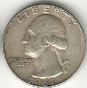 USA - 1961D - Washington ¼ $ - Silver Eagle - #15215RG - Picture 1 of 2